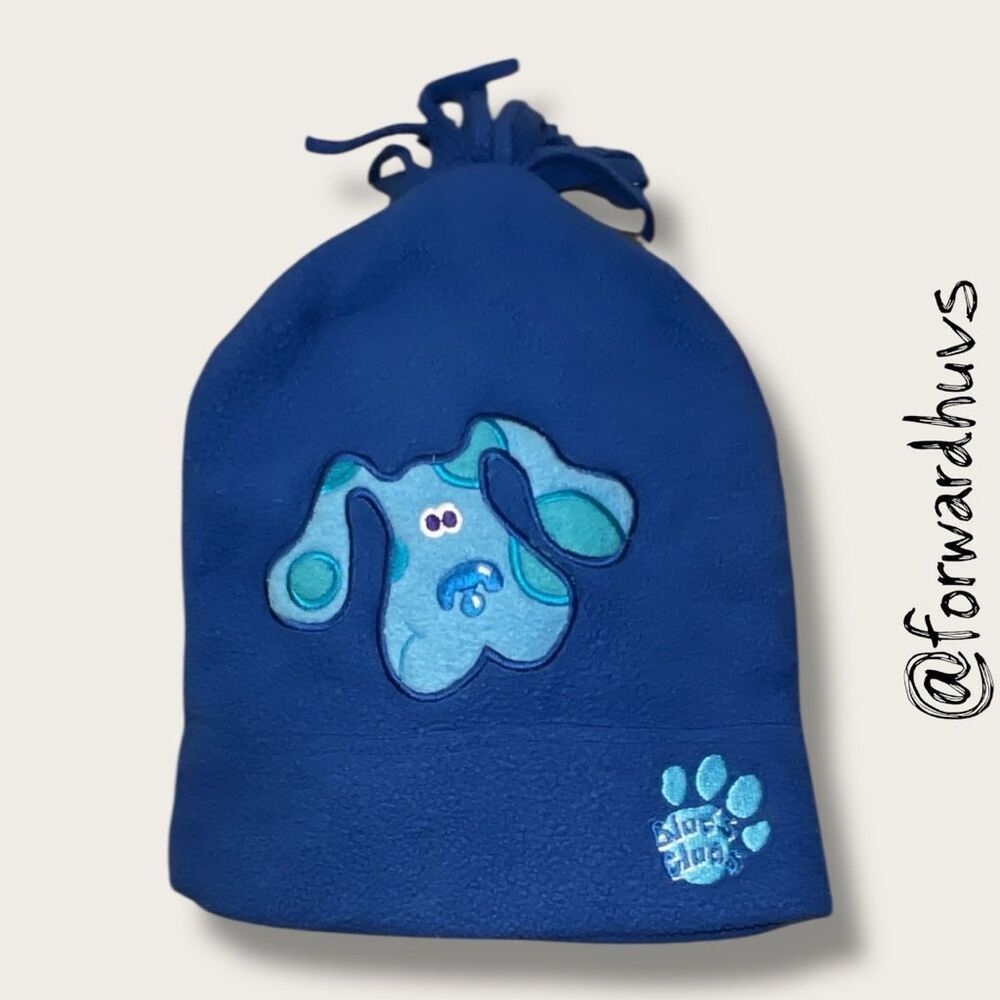 1999 Vintage Blue’s Clues Youth Fleece Hat – Viacom Licensed – Cold Weather